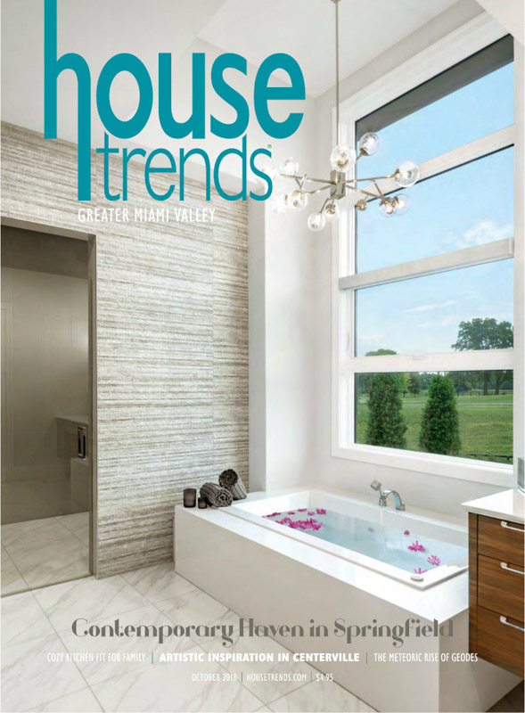 House trends architectual photograhy cover magazine imagery bathroom master bath Kelly Ann Photography Dayton Ohio Cincinnati Ohio Springboro Ohio Kelly Settle